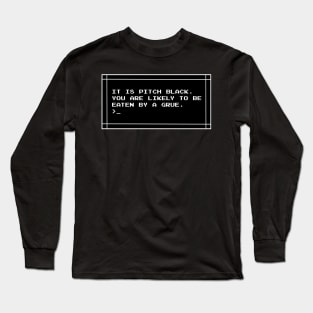 Zork Grue Classic Adventure Game Long Sleeve T-Shirt